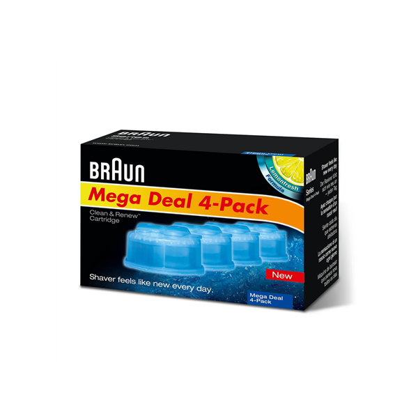 Braun | Refills 4 Pack | Clean and Renew CCR4 3+1