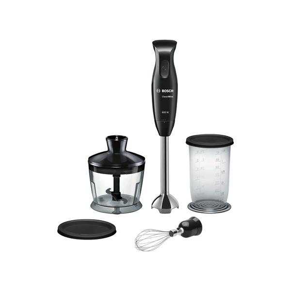 Bosch | Blender | CleverMixx MSM2650B | Hand Blender | 600 W | Number of speeds 12 | Chopper | Black
