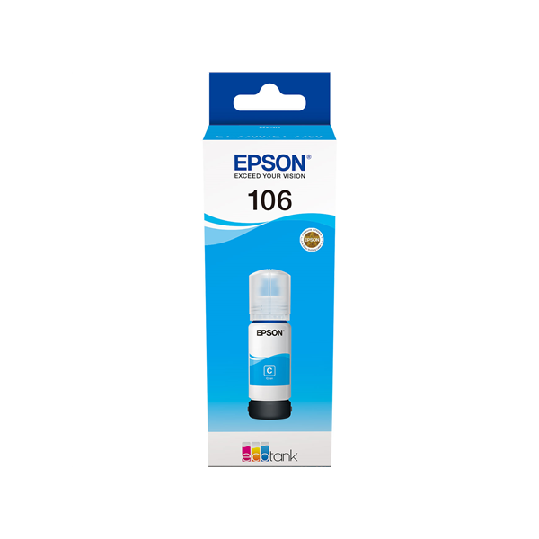 Epson Ecotank | 106 | Ink Bottle | Cyan