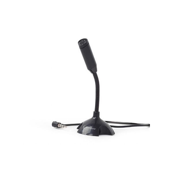 Gembird | Desktop microphone | MIC-D-02 | 3.5 mm | Black | 3.5 mm audio plug