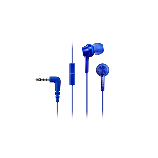 Panasonic | Canal type | RP-TCM115E-A | Wired | In-ear | Microphone | Blue