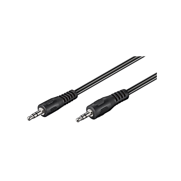 Goobay | AUX audio connector cable | 50449 | 3.5 mm male (3-pin, stereo) | 3.5 mm male (3-pin, stereo)