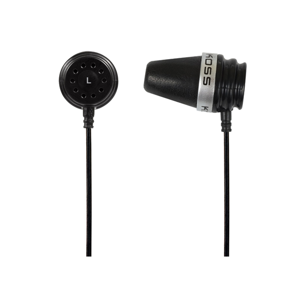 Koss | Headphones | Sparkplug | Wired | In-ear | Noise canceling | Black