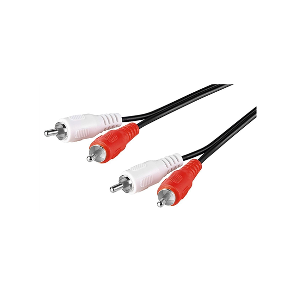 Goobay | Stereo RCA cable 2x RCA | 50030 | 2 RCA male (audio left/right) | 2 RCA male (audio left/right)