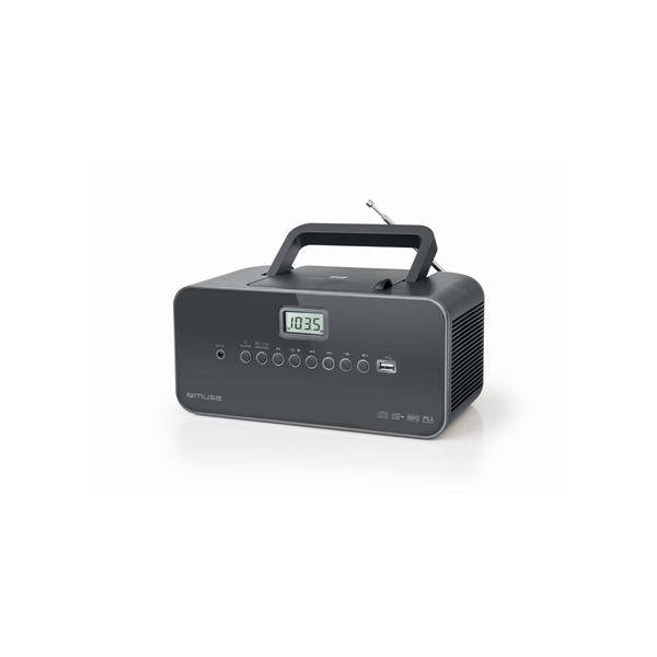 Muse | Portable radio | M-28DG | AUX in | Grey