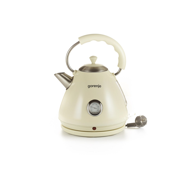 Gorenje | K17CLI | Standard | 2200 W | 1.7 L | Plastic/ metal | 360° rotational base | Cream