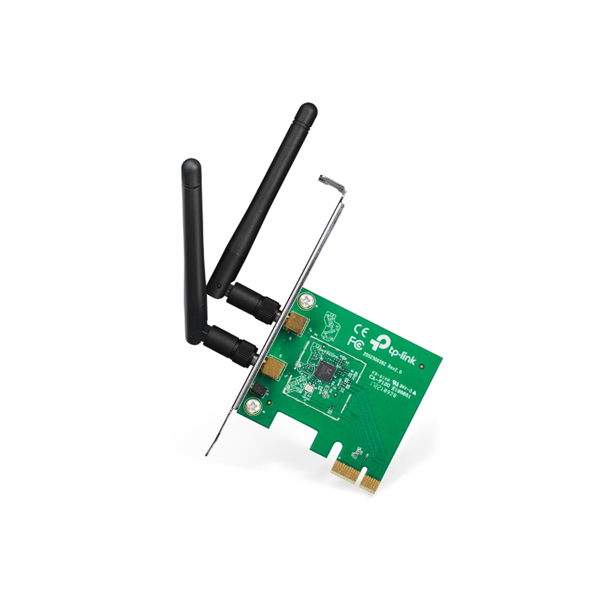 TP-LINK TL-WN881ND PCI Express Adapter, 2.4GHz, 802.11n, 300Mbps, 1xDetachable antenna 2dBi
