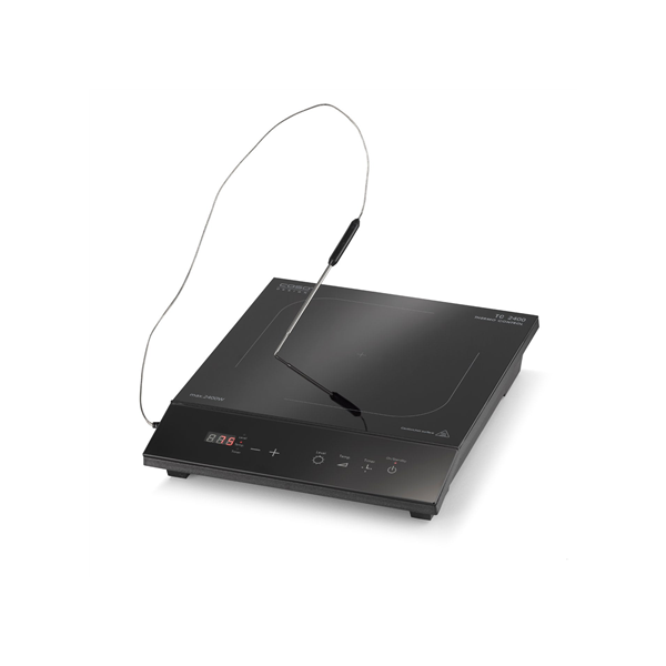 Caso | Table hob | TC 2400 ThermoControl | Number of burners/cooking zones 1 | Sensor touch | Black | Induction