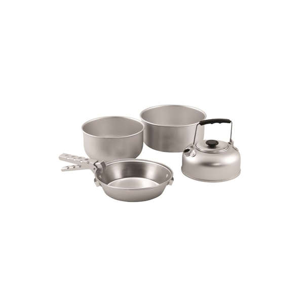 Easy Camp Adventure Cook Set M Silver Aluminium