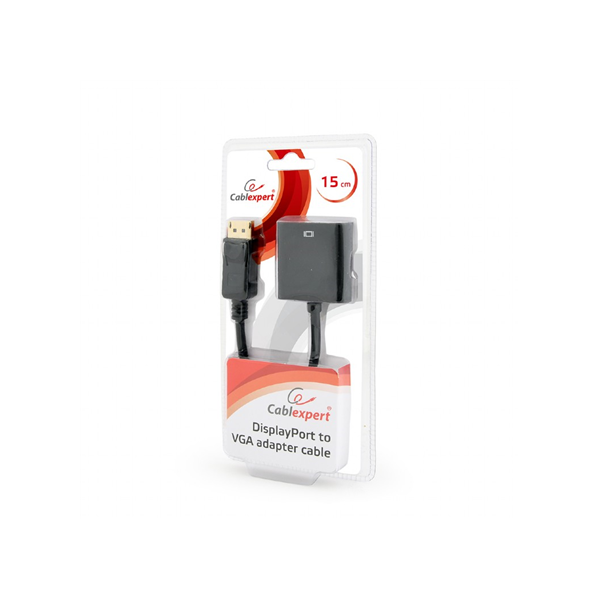 Cablexpert DisplayPort to VGA adapter cable, Black | Cablexpert