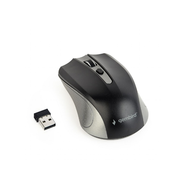 Gembird | MUSW-4B-04-GB | 2.4GHz Wireless Optical Mouse | Optical Mouse | USB | Spacegrey/Black