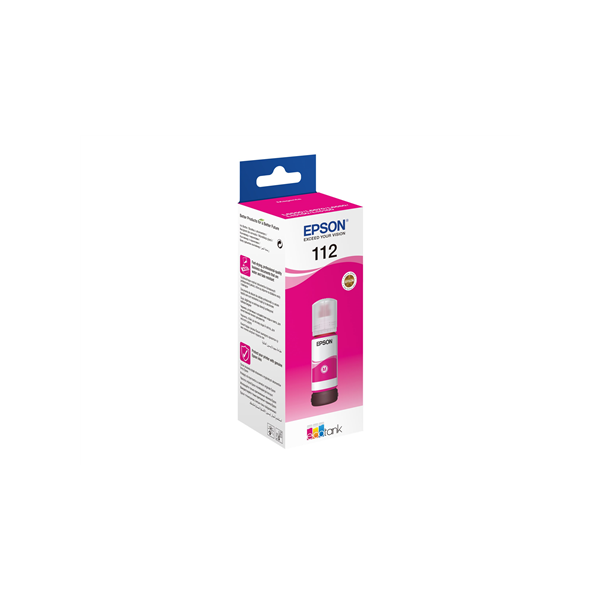 Epson 112 EcoTank Pigment | C13T06C34A | Ink Bottle | Magenta