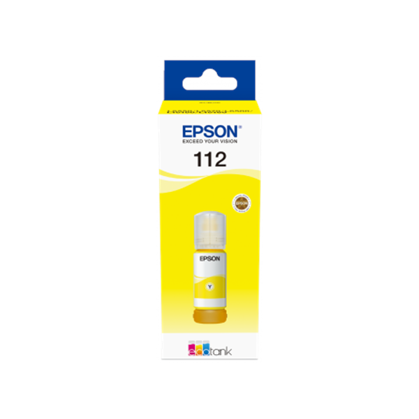 Epson 112 EcoTank Pigment | C13T06C44A | Ink Bottle | Yellow