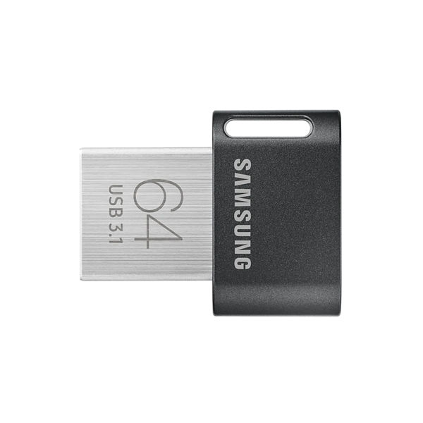 Samsung | FIT Plus | MUF-64AB/APC | 64 GB | USB 3.1 | Black/Silver