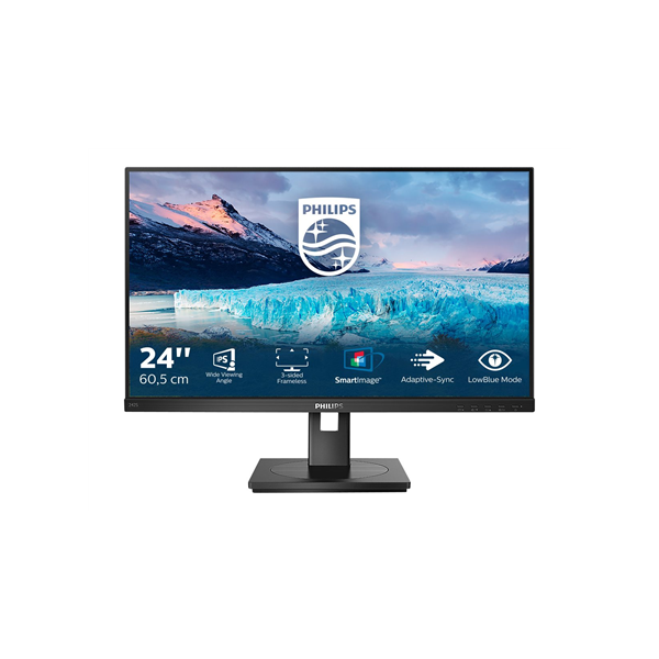 Philips | 242S1AE | 23.8 " | IPS | FHD | 16:9 | 75 Hz | 4 ms | 1920 x 1080 pixels | 250 cd/m² | HDMI ports quantity 1 | Black