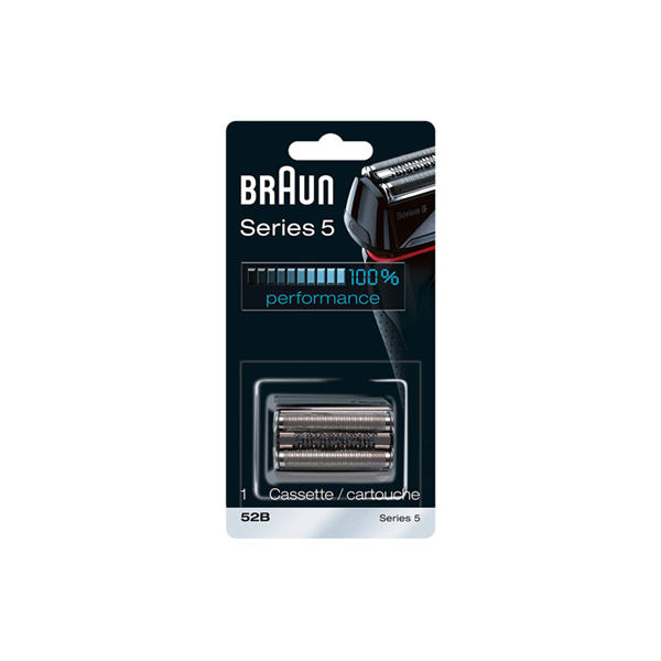 Braun | 52B | Head Replacement Pack | Black