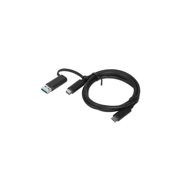 Lenovo | 1m, Hybrid USB-C with USB-A Cable