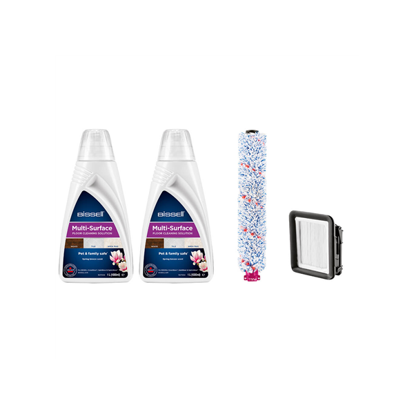 Bissell | Cleaning Pack | MultiSurface (2xDetergents+Brushroll+Filter)