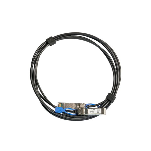 MikroTik | 25GBase Direct Attach Cable | XS+DA0001 | SFP/SFP+/SFP28 | Maximum transfer distance 1 m