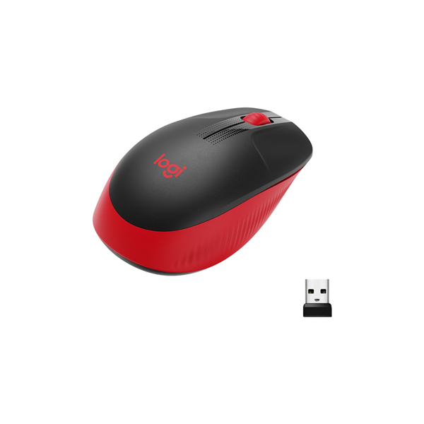Logitech | Full size Mouse | M190 | Wireless | USB | Red