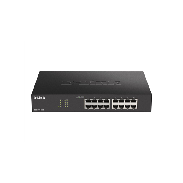 D-Link | Smart Managed Switch | DGS-1100-16V2 | Managed | Desktop | Power supply type 100 to 240 V AC, 50 to 60 Hz Internal