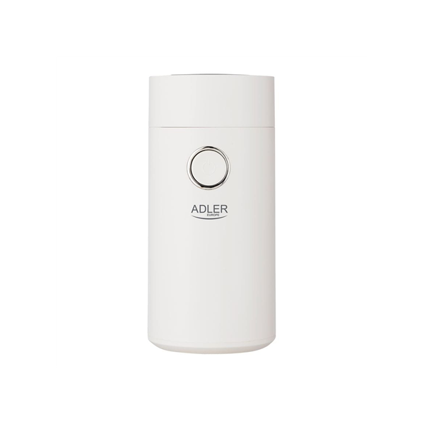 Adler | Coffee grinder | AD4446wg | 150 W | Coffee beans capacity 75 g | Lid safety switch | White