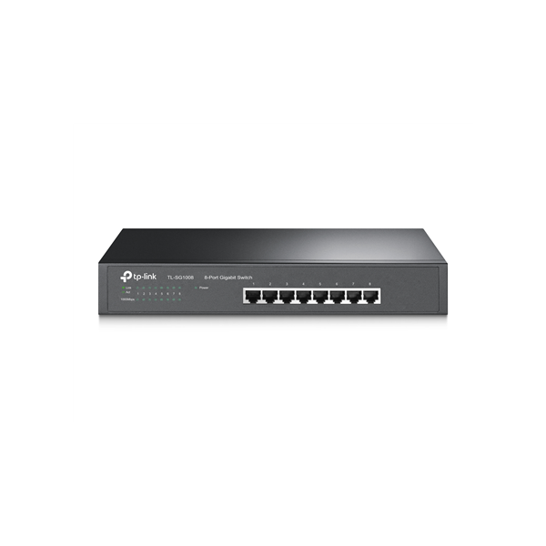 TP-LINK | 8-Port Gigabit Switch | TL-SG1008 | Unmanaged | Desktop/Rackmountable