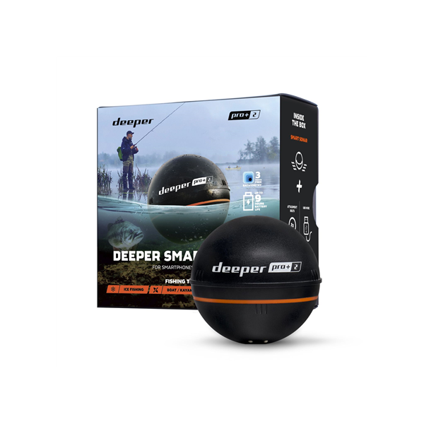 Deeper | Smart Sonar PRO+2 | Sonar | Wi-Fi | Black