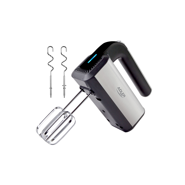 Adler | Hand mixer | AD 4225 | Hand Mixer | 300 W | Number of speeds 5 | Turbo mode | Stainless steel