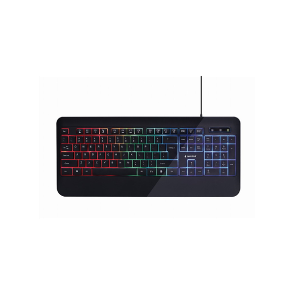 Gembird | Multimedia Keyboard | KB-UML-03 | Multimedia | Wired | US | Black