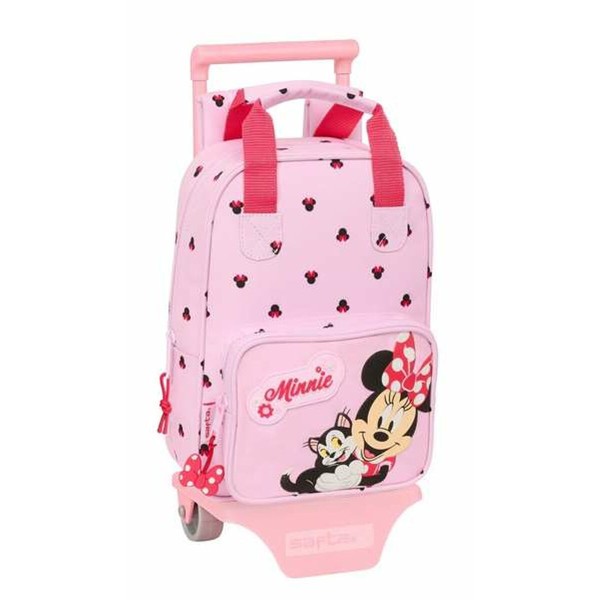 Ratastega koolikott Minnie Mouse 20 x 28 x 8 cm