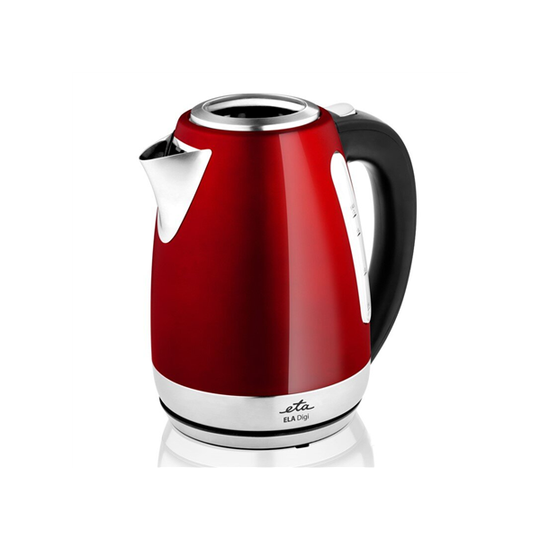ETA | Kettle | Ela Digi ETA959890010 | Electric | 2200 W | 1.7 L | Stainless steel | 360° rotational base | Red