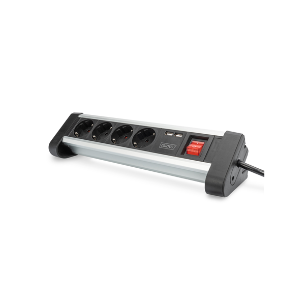 Digitus | Office Power Strip | DA-70614 | Silver/Black