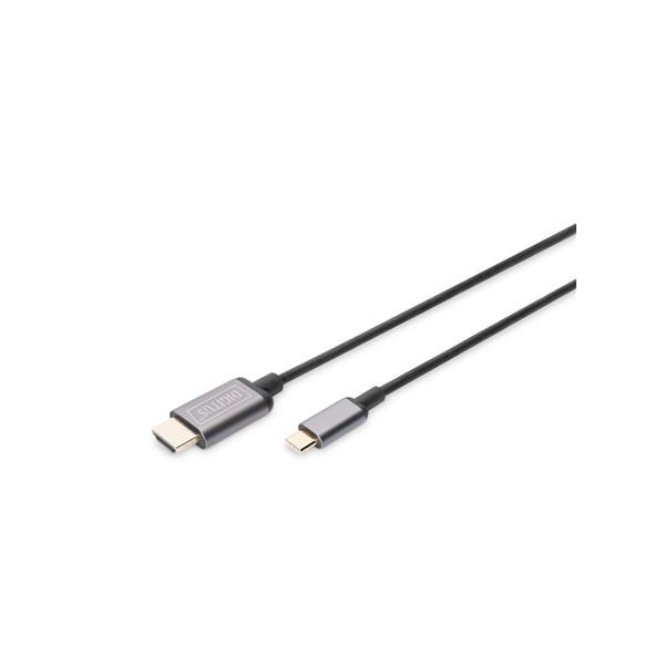 Digitus | USB Type-C to HDMI Adapter | DA-70821 | Black | USB Type-C | 1.8 m