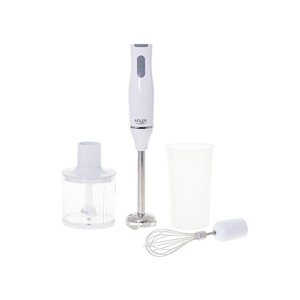 Adler | Hand blender set | AD 4620 | Hand Blender | 800 W | Number of speeds 2 | Chopper | White