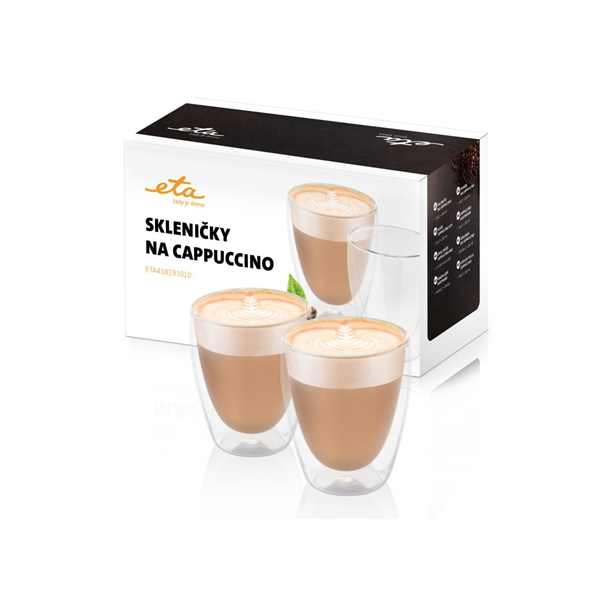 ETA | Cappuccino cups | ETA418193010 | For cappuccino coffee | 2 pc(s) | Dishwasher proof | Glass