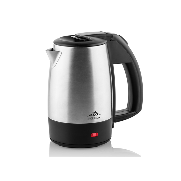 ETA | Kettle | ETA618890010 Holiday | Electric | 1000 W | 0.5 L | Stainless steel | Black/Stainless steel