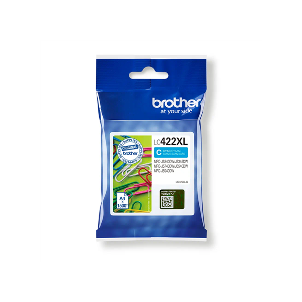 Brother LC422XLC | Ink Cartridge | Cyan