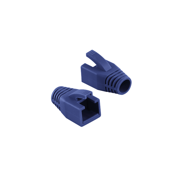 RJ45 Plug Strain Relief Boot, 8.0mm (50 pcs.) | MP0035B | RJ45 | Blue