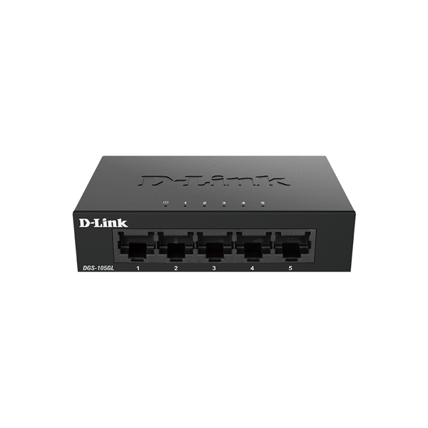 D-Link | Ethernet Switch | DGS-105GL/E | Unmanaged | Desktop | Gigabit Ethernet (copper) ports quantity 5 | 60 month(s)
