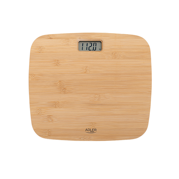 Adler | Bathroom Bamboo Scale | AD 8173 | Maximum weight (capacity) 150 kg | Accuracy 100 g