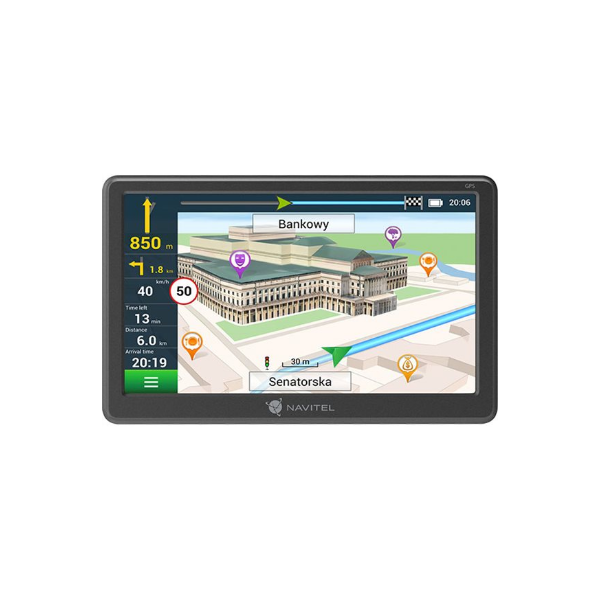 Navitel | GPS Navigator With a Magnetic Mount | E707 Magnetic | 800 x 480 | GPS (satellite) | Maps included
