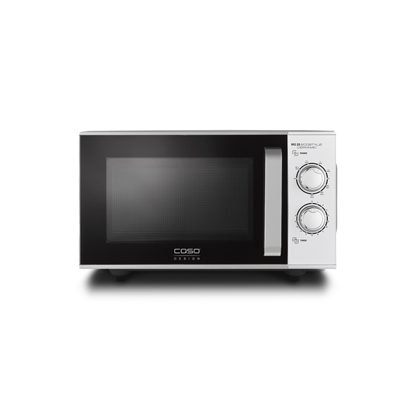 Caso | Ceramic Microwave Oven with Grill | MG 25 Ecostyle | Free standing | 25 L | 900 W | Grill | Silver