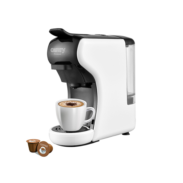 Camry | Multi-capsule Espresso machine | CR 4414 | Pump pressure 19 bar | Ground/Capsule | 1450 W | White/Black