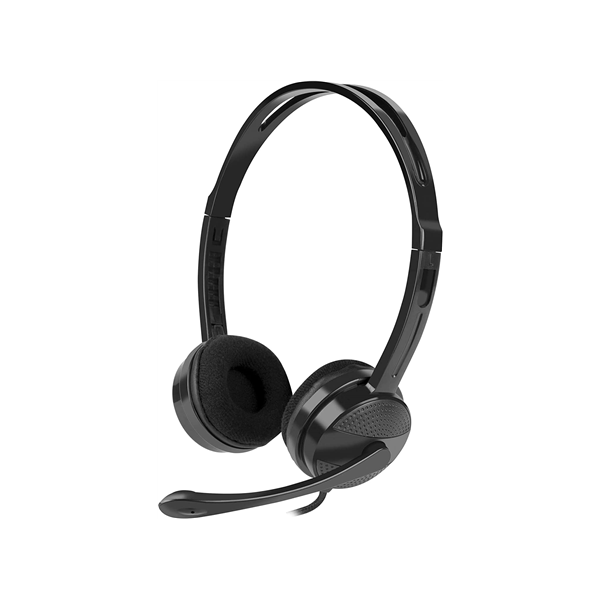 Natec | Headset | Canary Go | Wired | On-Ear | Microphone | Noise canceling | Black