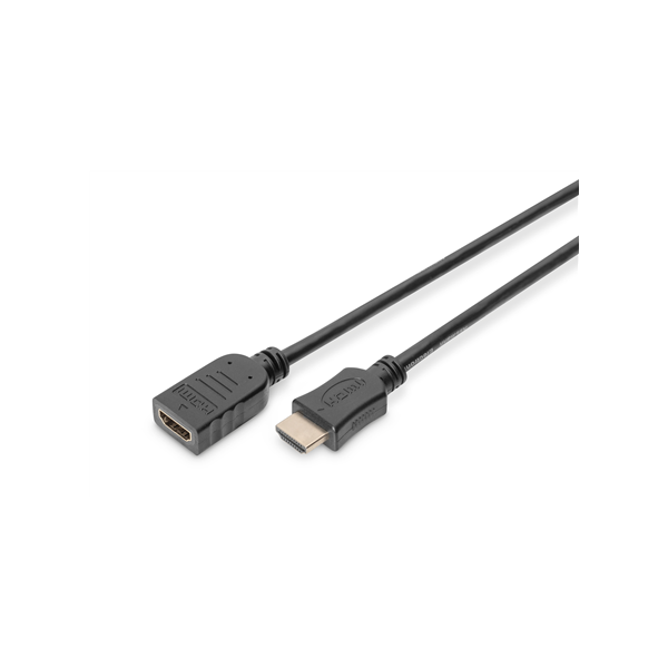 Digitus | HDMI High Speed extension cable | AK-330201-050-S | Type A M/F HDMI Female (type A) | HDMI Male (type A)