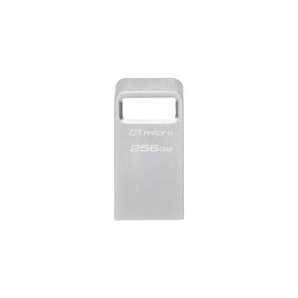 Kingston | USB 3.2 Flash Drive | DataTraveler micro | 256 GB | USB 3.2 | Silver