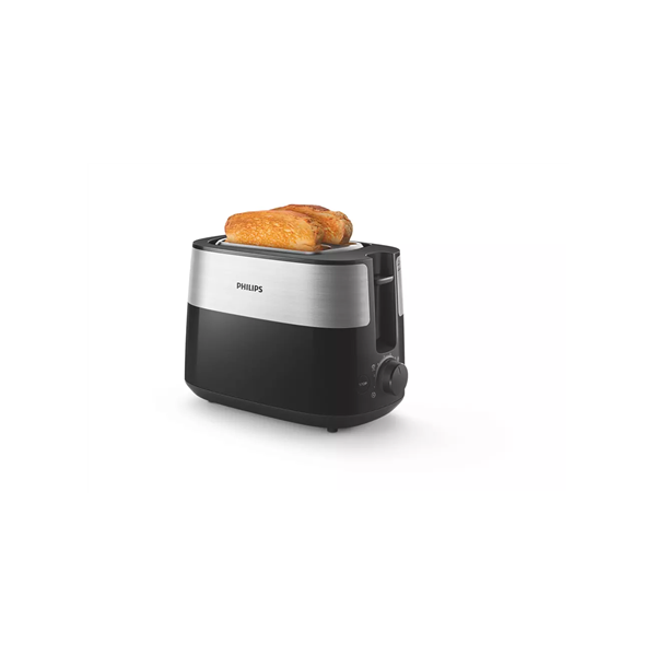 Philips | Toaster | HD2516/90 Daily Collection | Power 830 W | Number of slots 2 | Housing material Plastic | Black