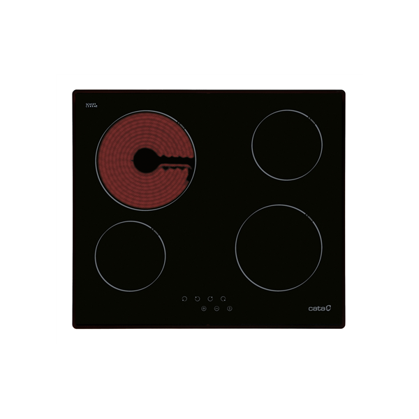 CATA | Hob | TN 604/B | Vitroceramic | Number of burners/cooking zones 4 | Touch | Black | Display