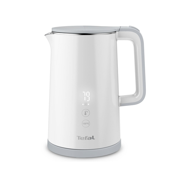 TEFAL | Kettle | Sense KO693110 | Electric | 1800 W | 1.5 L | Double layer | 360° rotational base | White
